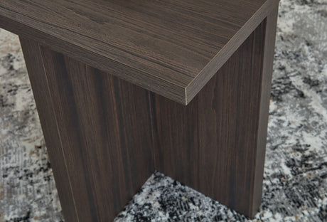 Zendex Brown Table from Ashley - Luna Furniture