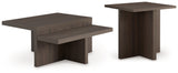 Zendex Brown Table from Ashley - Luna Furniture