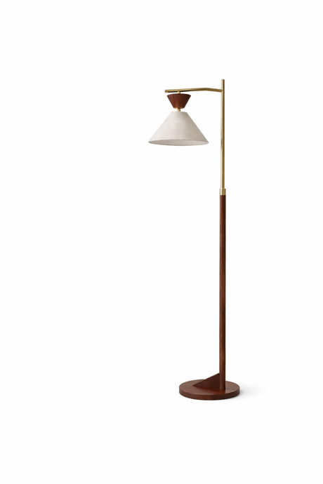 Zensa Brown Floor Lamp from Ashcroft Furniture - Luna Furniture