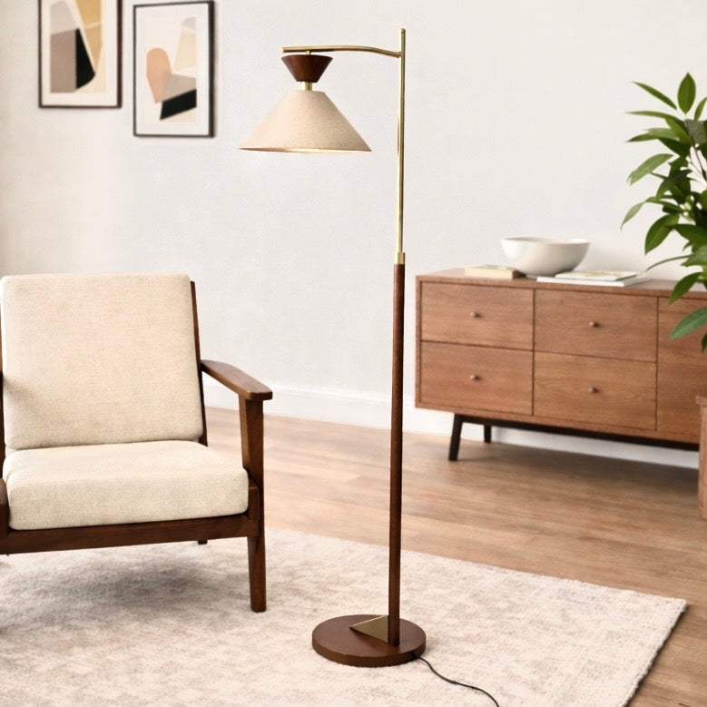 Zensa Brown Floor Lamp from Ashcroft Furniture - Luna Furniture