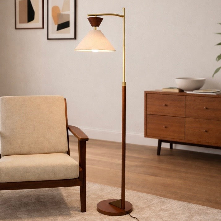 Zensa Brown Floor Lamp from Ashcroft Furniture - Luna Furniture