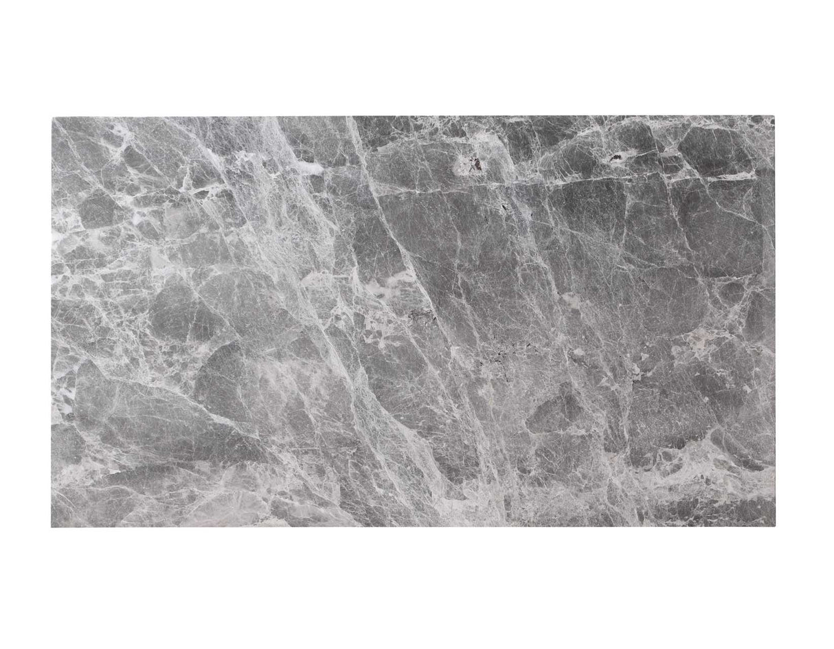 Zermatt 2-Piece Grey Marble Kitchen Island(Island, 2 Counter Stools) from Steve Silver - Luna Furniture