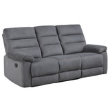 Cozy Gray 3-Piece Manual Reclining Set from Steve Silver - Luna Furniture