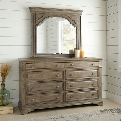 Highland Park Dresser, Waxed Driftwood from Steve Silver - Luna Furniture