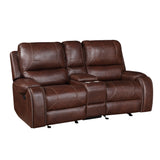 Keily Brown 3-Piece Manual Reclining Living Room Set from Steve Silver - Luna Furniture