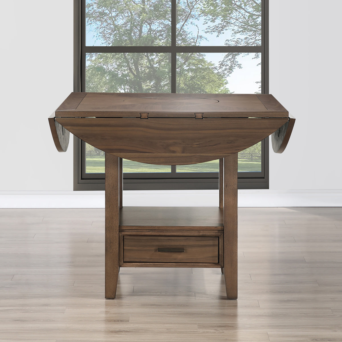 Java Warm Mocha Round Counter Height Table from Steve Silver - Luna Furniture