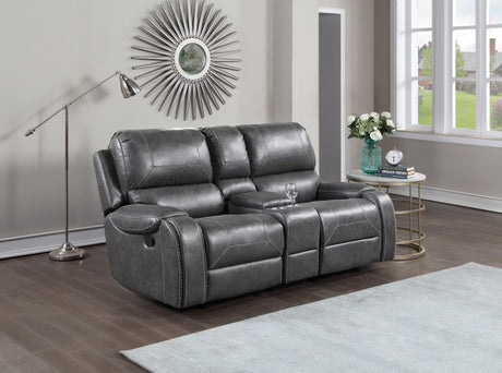 Keily Gray 3-Piece Reclining Living Room Set from Steve Silver - Luna Furniture