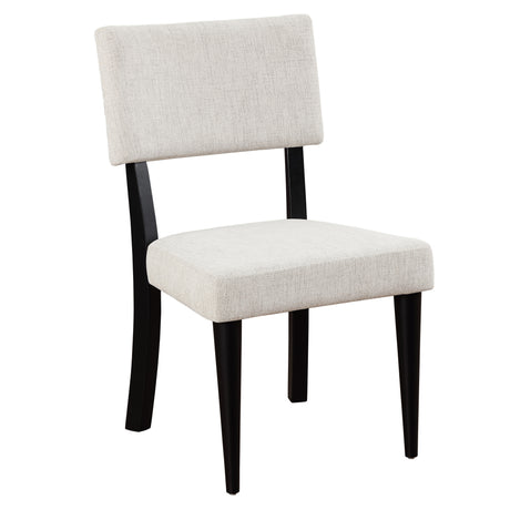 Colvin 5-Piece 52″ Round White Marble Dining Set, Black Finish from Steve Silver - Luna Furniture