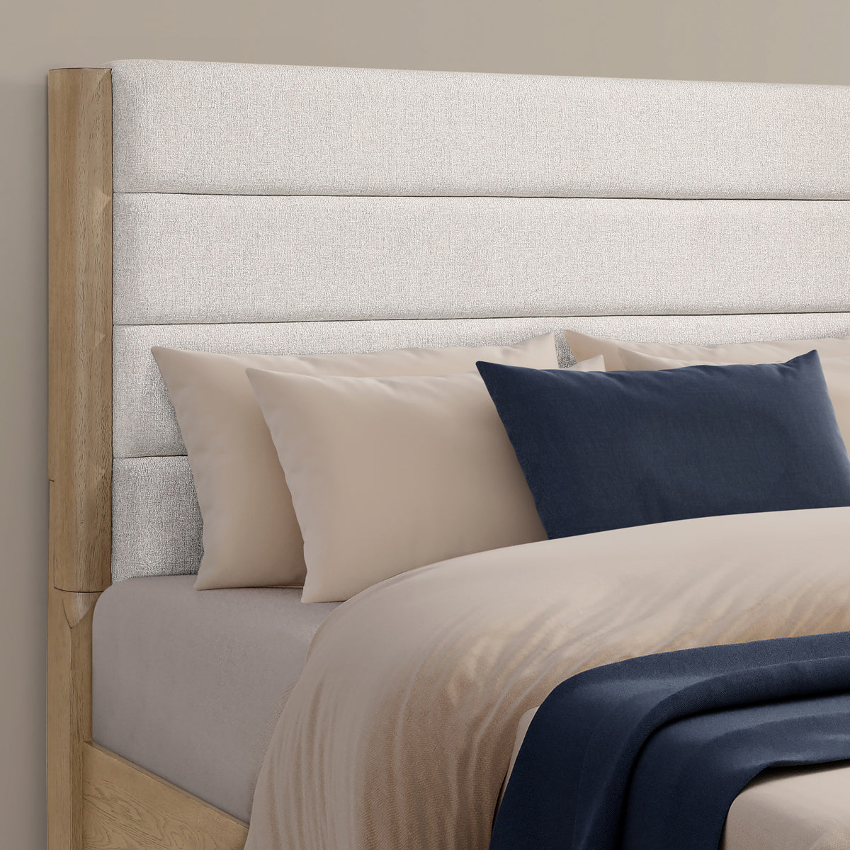 Theo Brown Queen Upholstered Bedroom Set from Steve Silver - Luna Furniture