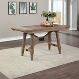 Riverdale Driftwood 5-Piece Counter Height Set from Steve Silver - Luna Furniture