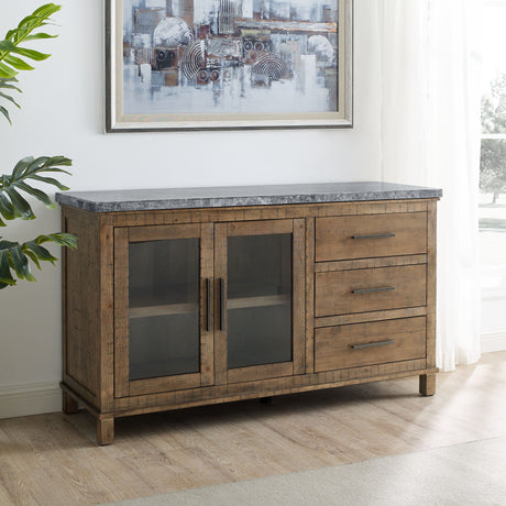 Grayson Gray Marble Top Server from Steve Silver - Luna Furniture
