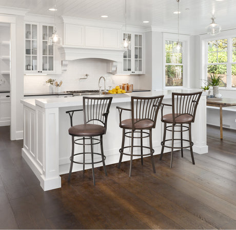Bayview 30″ Bar Stool, Swivel from Steve Silver - Luna Furniture
