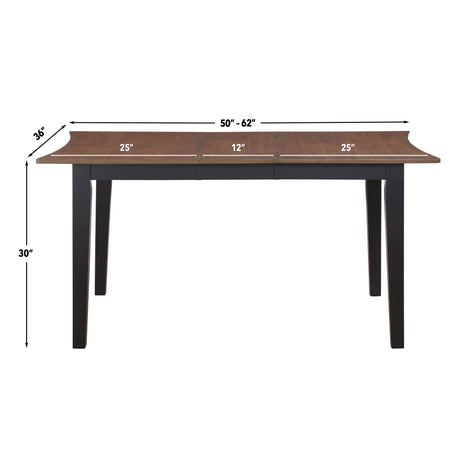 Joplin Walnut/Ebony Dining Room Set from Steve Silver - Luna Furniture