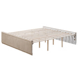 Henry Reeded King Bed, Tan Finish from Steve Silver - Luna Furniture