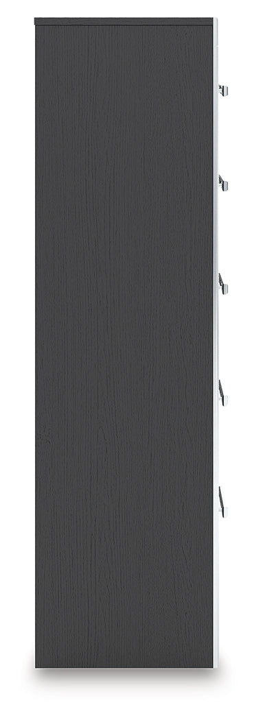 Zuraleus Black Chest of Drawers from Ashley Furniture - Luna Furniture