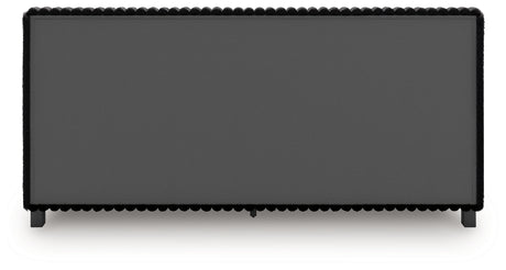 Zuraleus Black King Upholstered Bed from Ashley - Luna Furniture