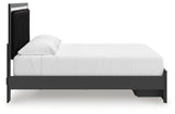 Zuraleus Black King Upholstered Panel Storage Bed from Ashley - Luna Furniture