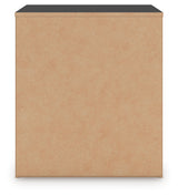 Zuraleus Black Nightstand from Ashley - Luna Furniture