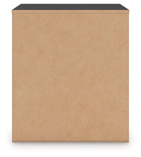 Zuraleus Black Nightstand from Ashley - Luna Furniture