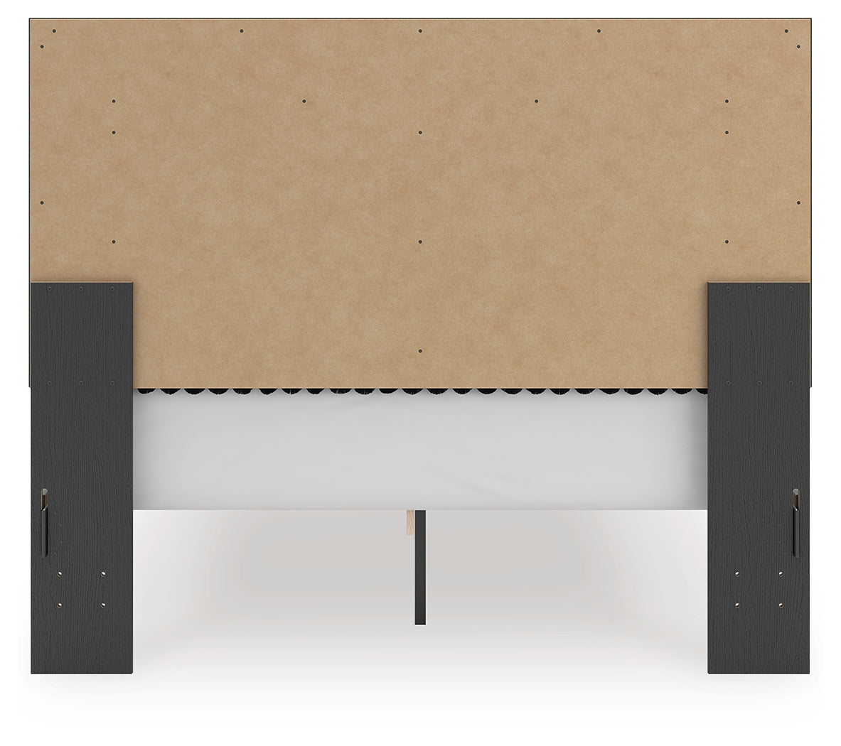 Zuraleus Black Queen Upholstered Panel Storage Bed from Ashley - Luna Furniture