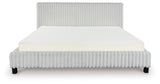 Zuraleus White California King Upholstered Bed from Ashley - Luna Furniture
