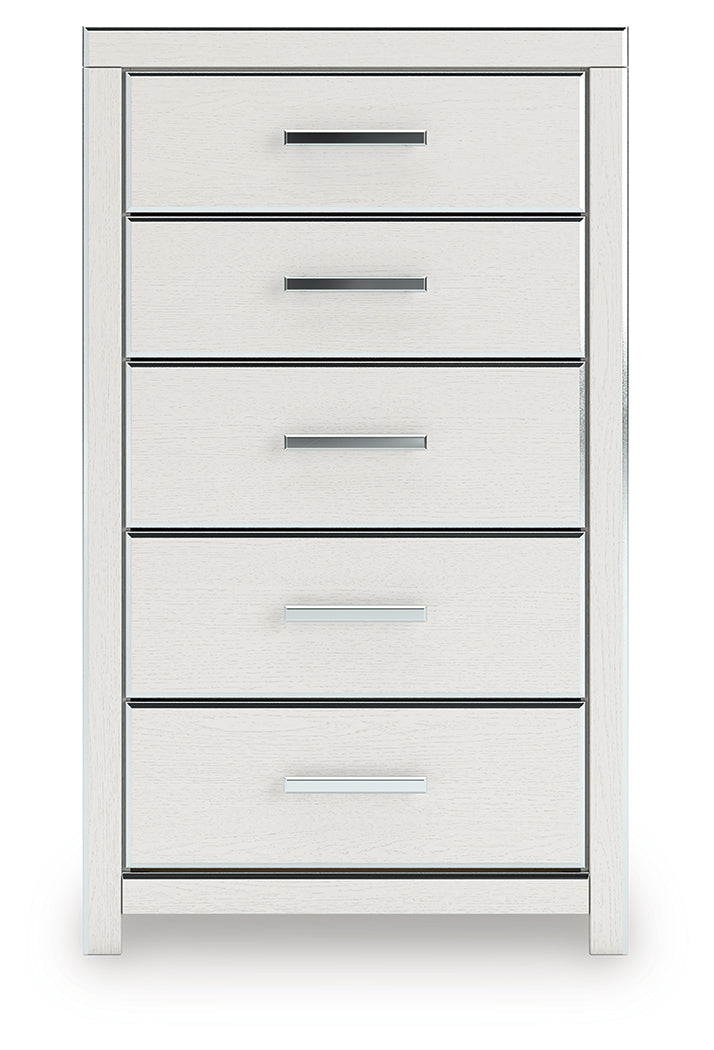 Zuraleus White Chest of Drawers from Ashley - Luna Furniture