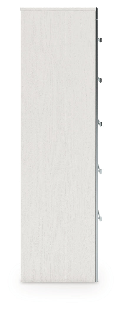 Zuraleus White Chest of Drawers from Ashley - Luna Furniture