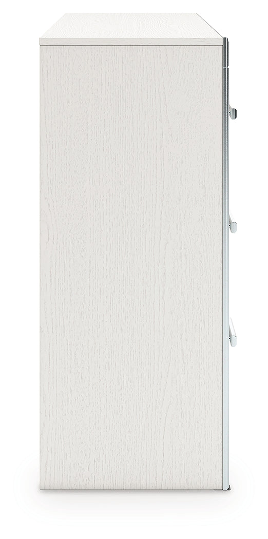 Zuraleus White Dresser from Ashley - Luna Furniture
