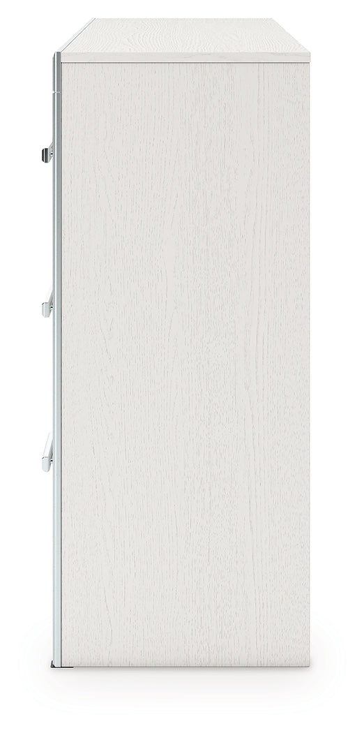 Zuraleus White Dresser from Ashley - Luna Furniture