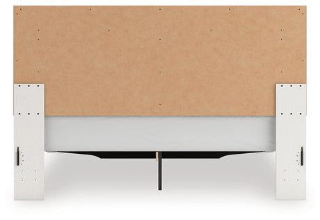 Zuraleus White King Upholstered Panel Storage Bed from Ashley - Luna Furniture