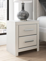 Zuraleus White Nightstand from Ashley - Luna Furniture