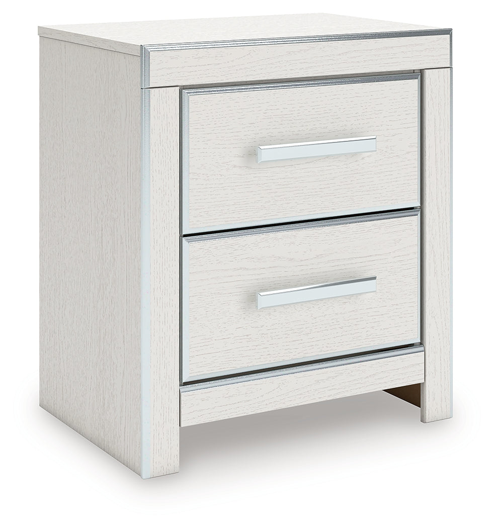 Zuraleus White Nightstand from Ashley - Luna Furniture