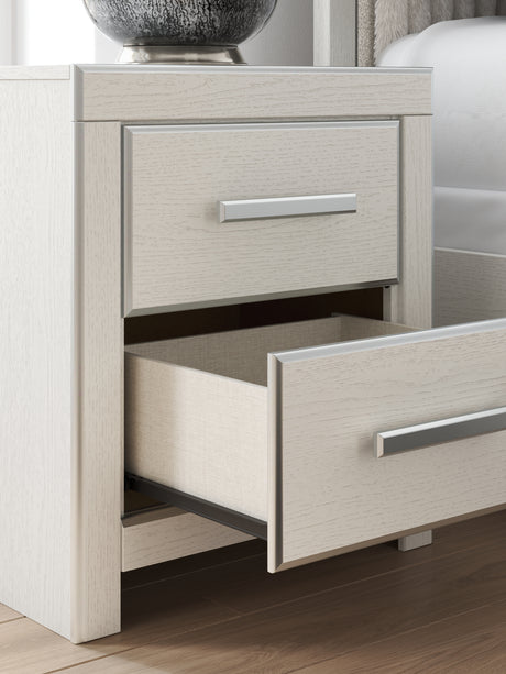 Zuraleus White Nightstand from Ashley - Luna Furniture