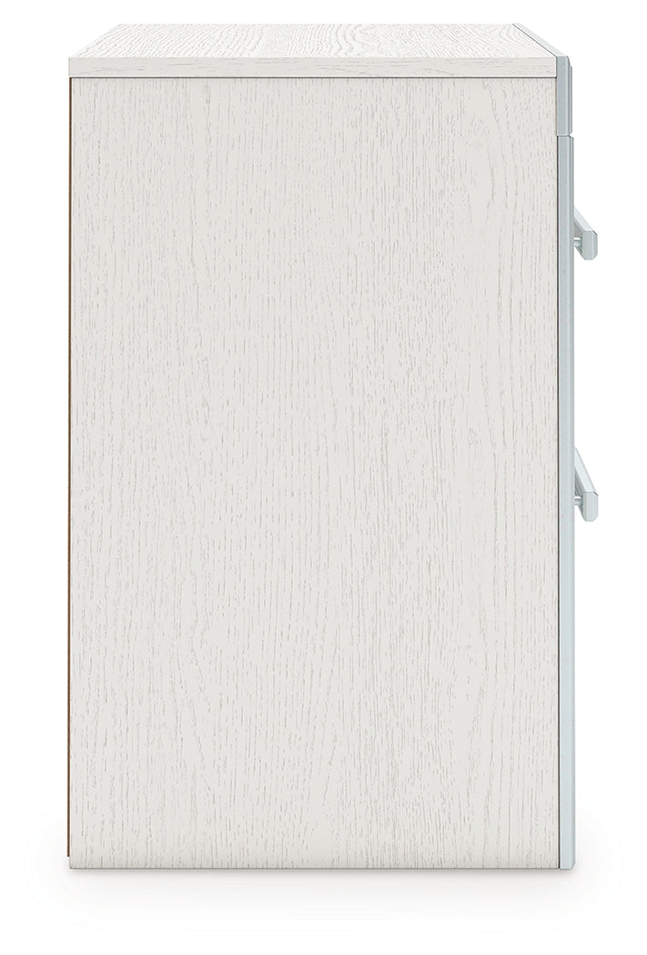 Zuraleus White Nightstand from Ashley - Luna Furniture