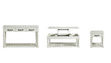 Hemingway Alabaster Coffee 3-Piece Occasional Set with Sofa Table from Steve Silver - Luna Furniture