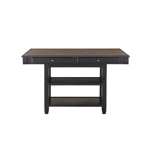 Baywater Black/Brown Counter Height Set