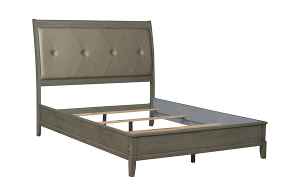 Cotterill Gray Queen Panel Bed
