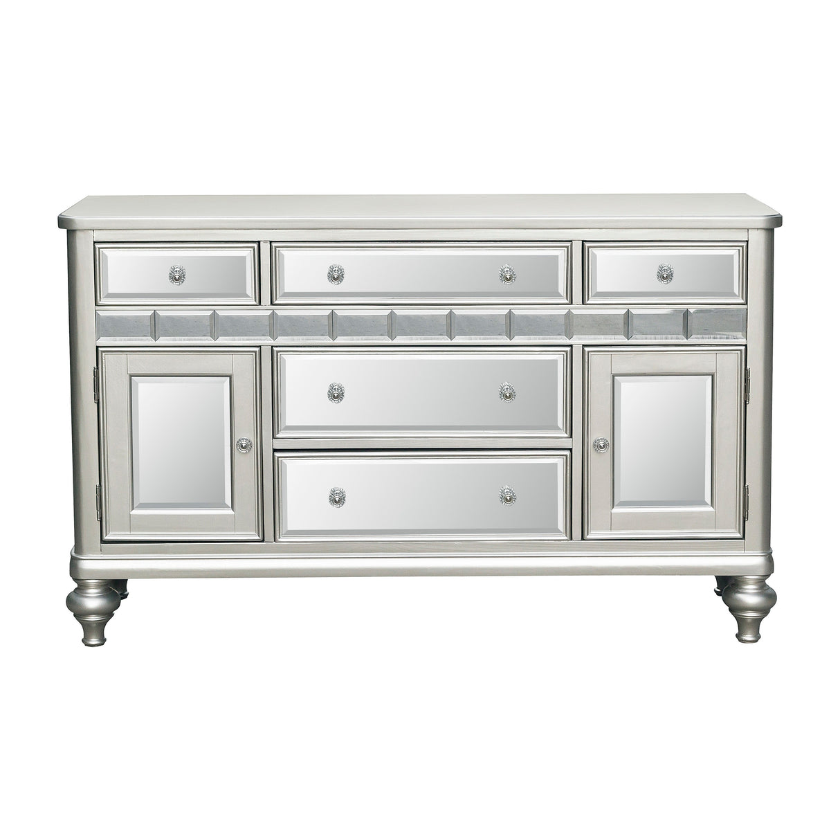 Orsina Silver Mirrored Server -  - Luna Furniture