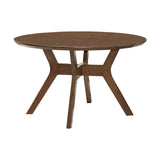 Edam Brown Round Dining Table from Homelegance - Luna Furniture