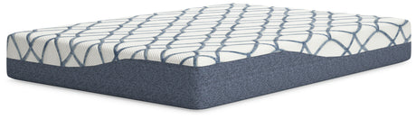 10 Inch Chime Elite 2.0 White/Blue Full Mattress from Ashley - Luna Furniture
