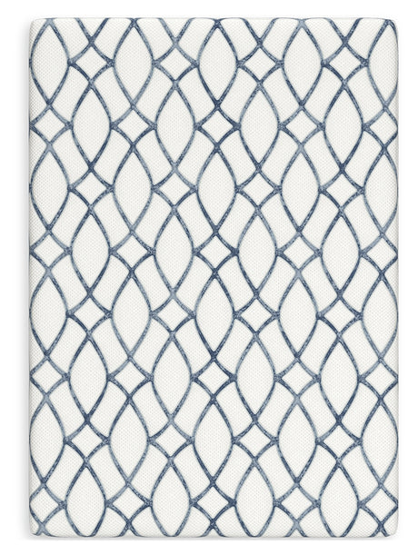 10 Inch Chime Elite 2.0 White/Blue Full Mattress from Ashley - Luna Furniture