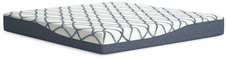 10 Inch Chime Elite 2.0 White/Blue King Mattress from Ashley - Luna Furniture