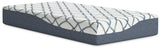 10 Inch Chime Elite 2.0 White/Blue Twin Mattress from Ashley - Luna Furniture
