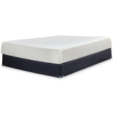 10 Inch Chime Memory Foam White California King Mattress in a Box from Ashley - Luna Furniture