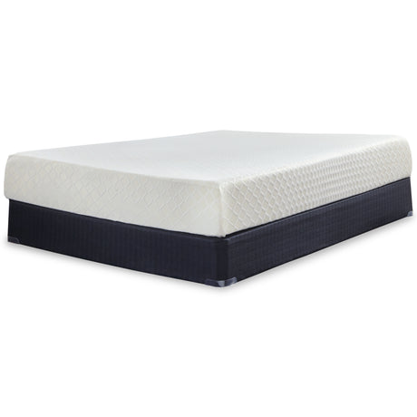 10 Inch Chime Memory Foam White California King Mattress in a Box from Ashley - Luna Furniture