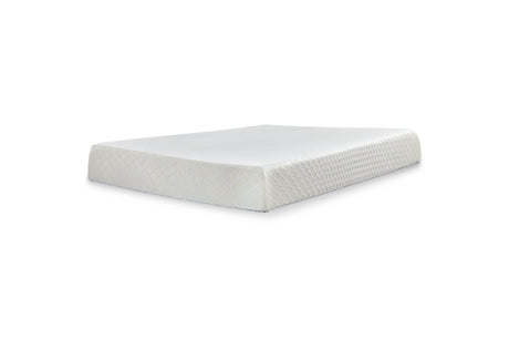 10 Inch Chime Memory Foam White Full Mattress in a Box from Ashley - Luna Furniture