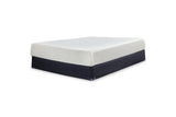 10 Inch Chime Memory Foam White King Mattress in a Box from Ashley - Luna Furniture