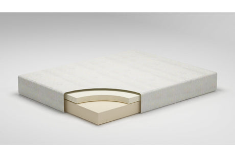 10 Inch Chime Memory Foam White Queen Mattress in a Box from Ashley - Luna Furniture