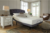 10 Inch Chime Memory Foam White Queen Mattress in a Box from Ashley - Luna Furniture