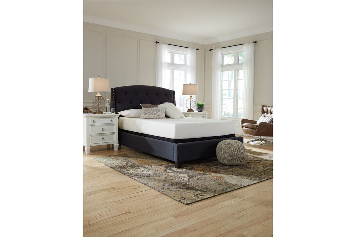 10 Inch Chime Memory Foam White Twin Mattress in a Box from Ashley - Luna Furniture